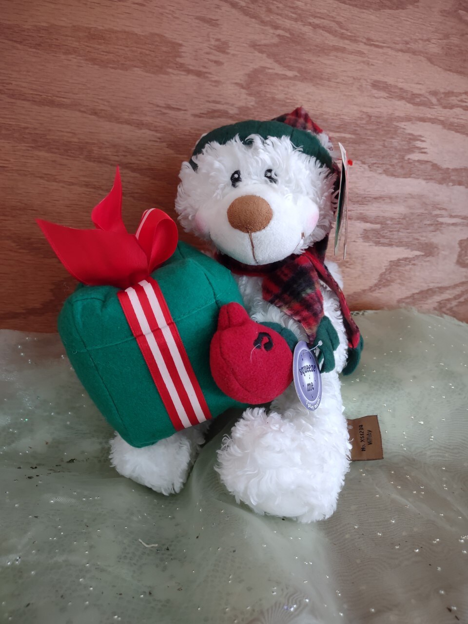 Stuffed Animal - Christmas Bear, Willaby